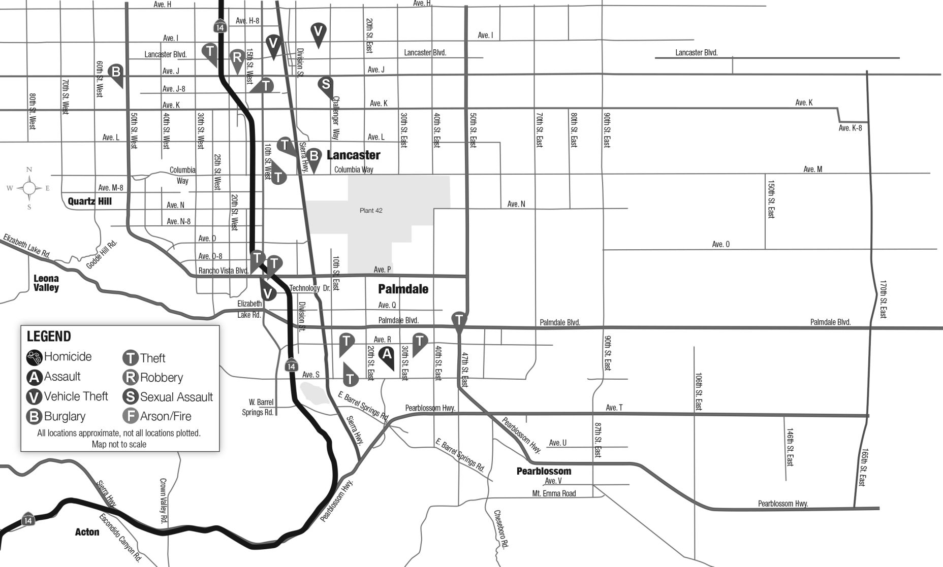 Antelope Valley crime blotter, January 28, 2020
